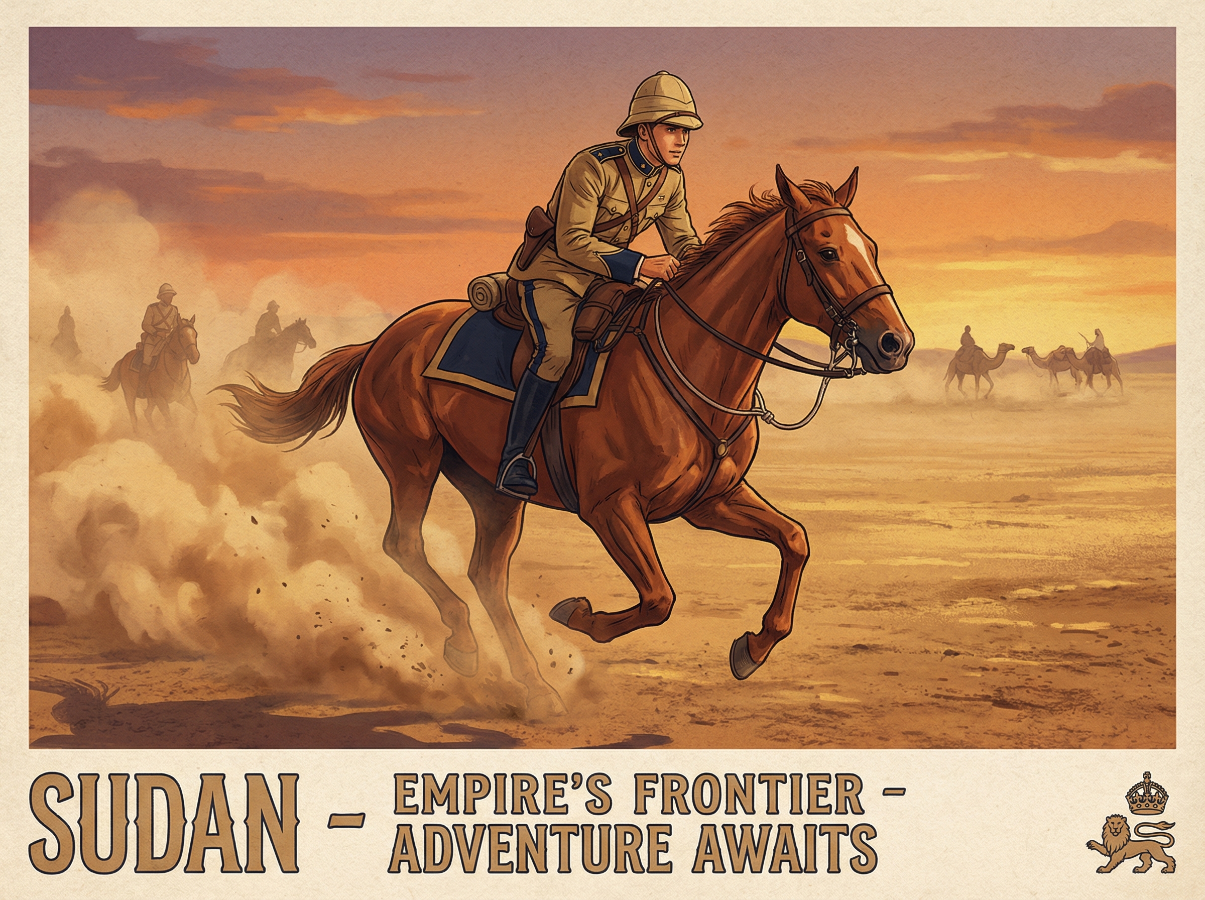 Young Churchill as a cavalry officer in India, circa 1896