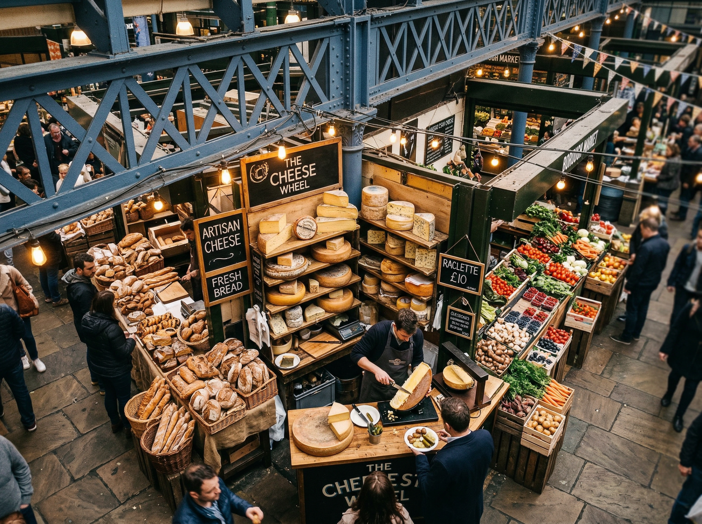 Three London neighborhoods: Georgian Marylebone, gritty Shoreditch, and riverside Southwark