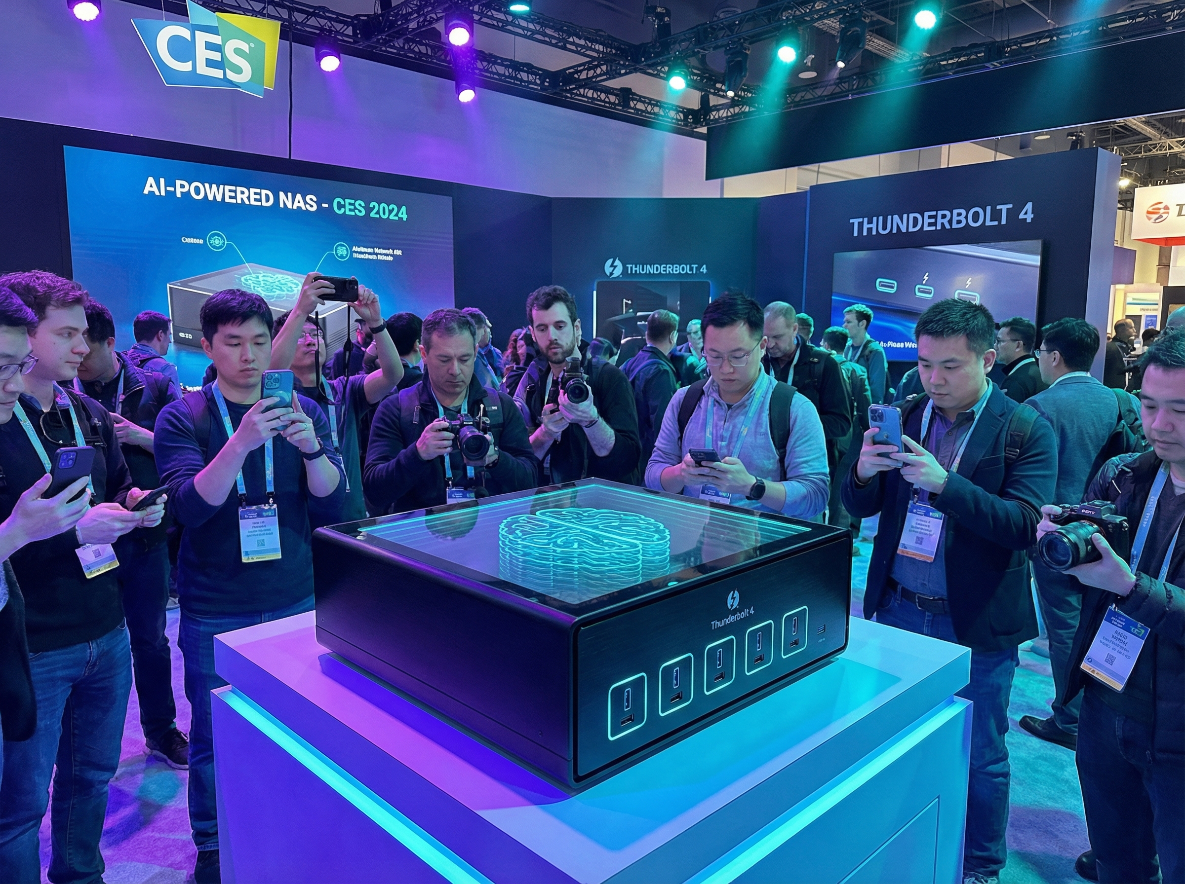 UGREEN NAS with AI visualization at CES