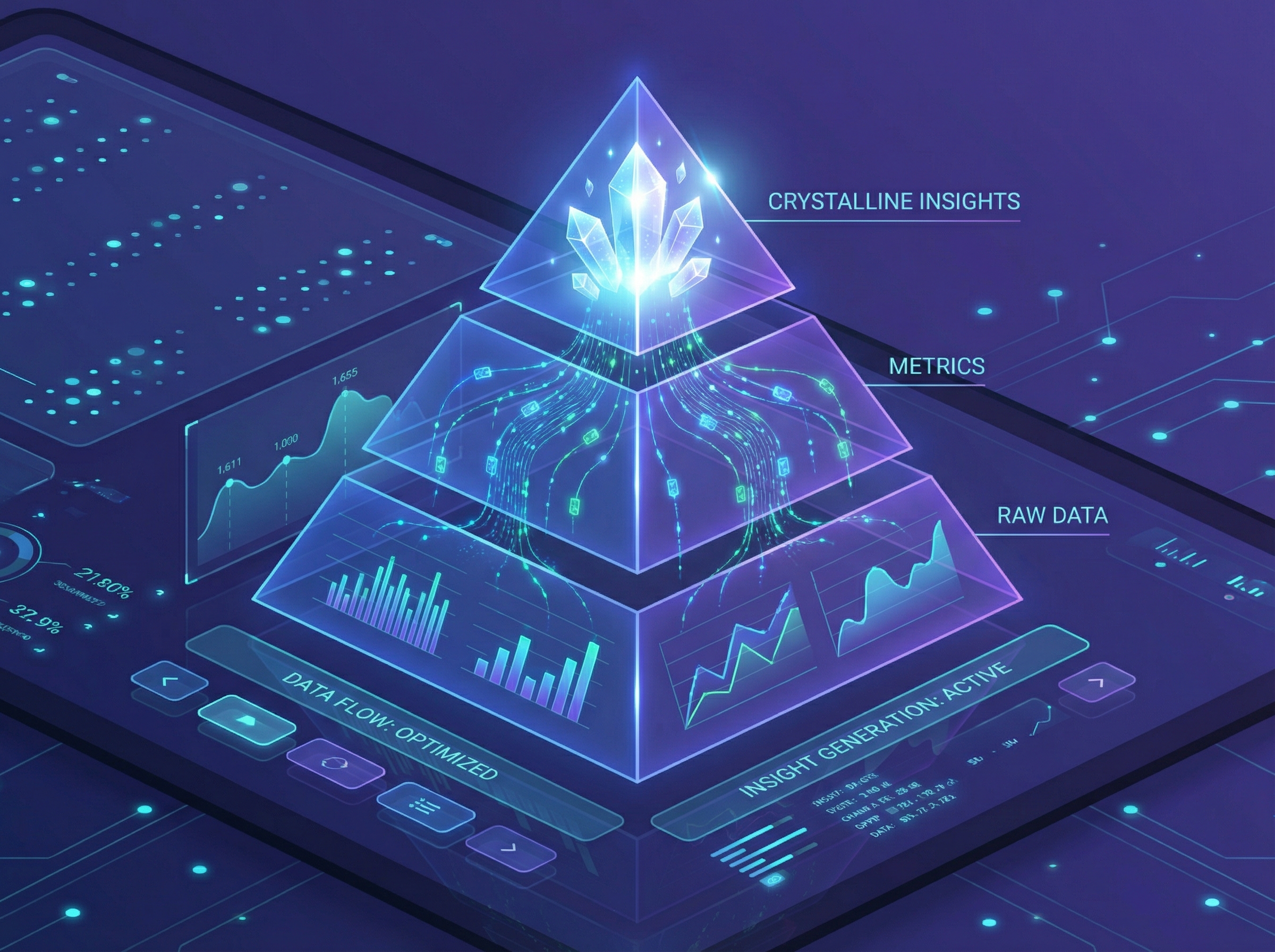 Interactive data dashboard with hierarchical information architecture