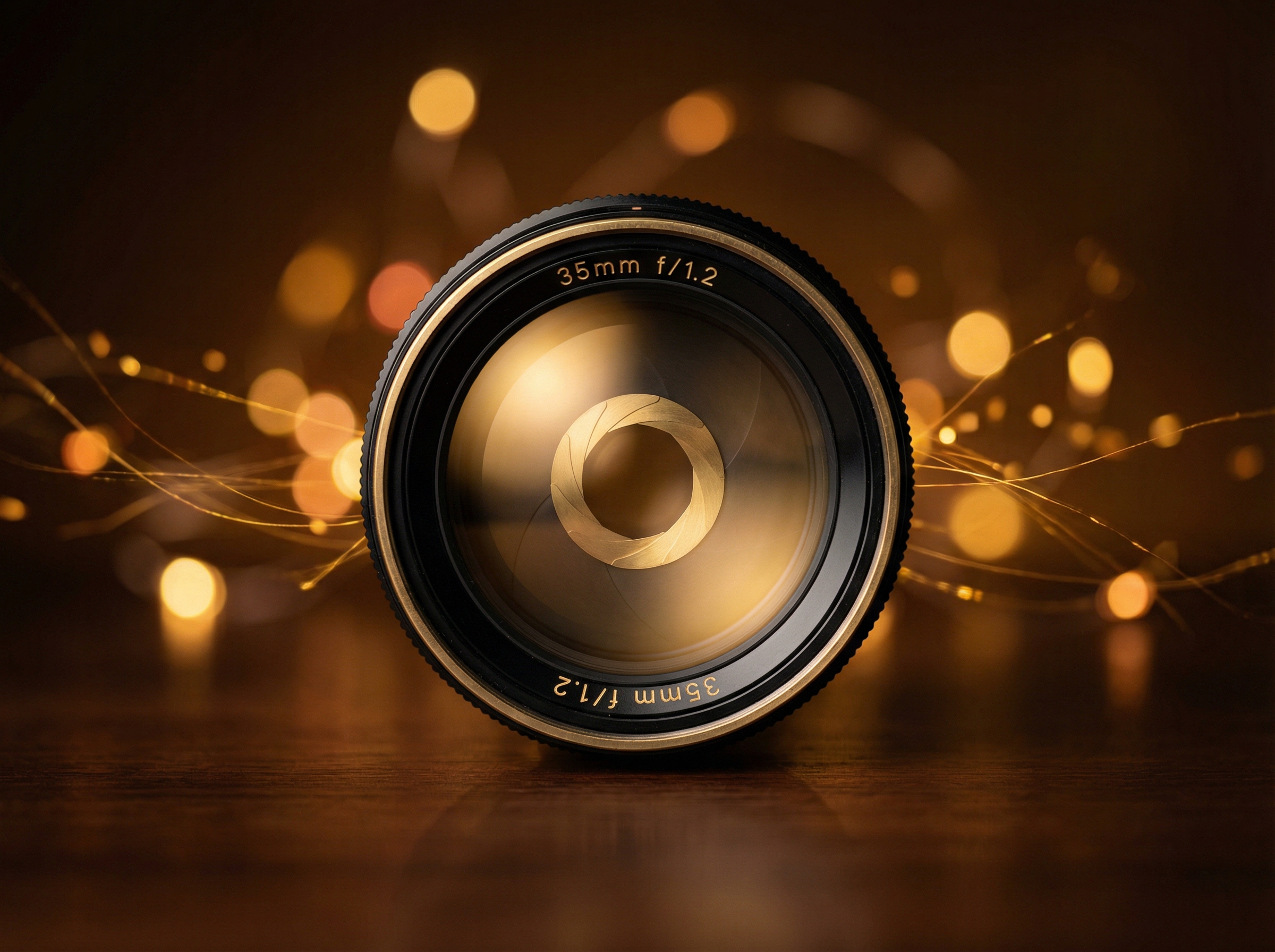 Noctilux lens with ethereal f/1.2 aperture glow and dreamlike bokeh