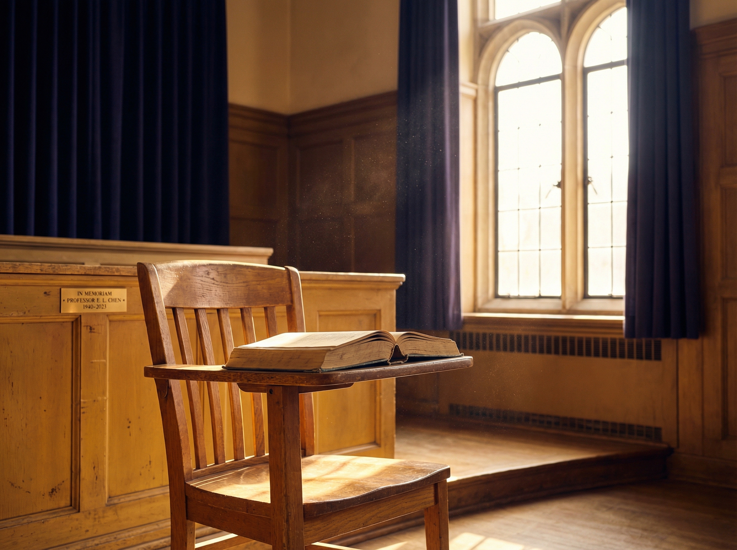 Abraham Lincoln in silhouette against a divided American landscape