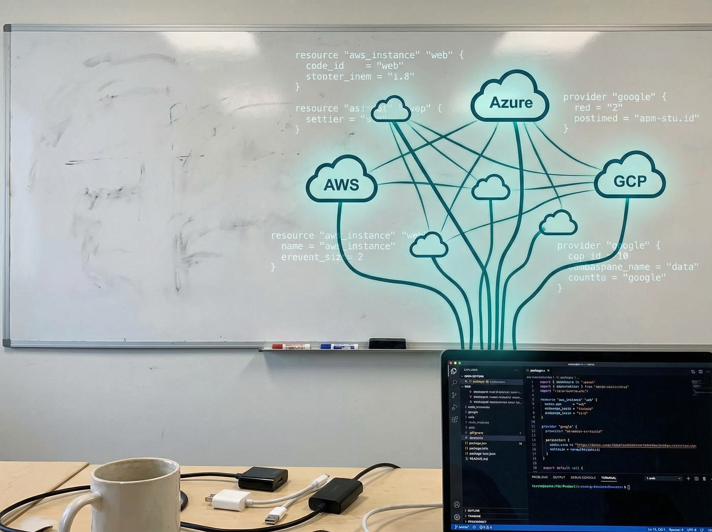 Infrastructure diagram emerging from code