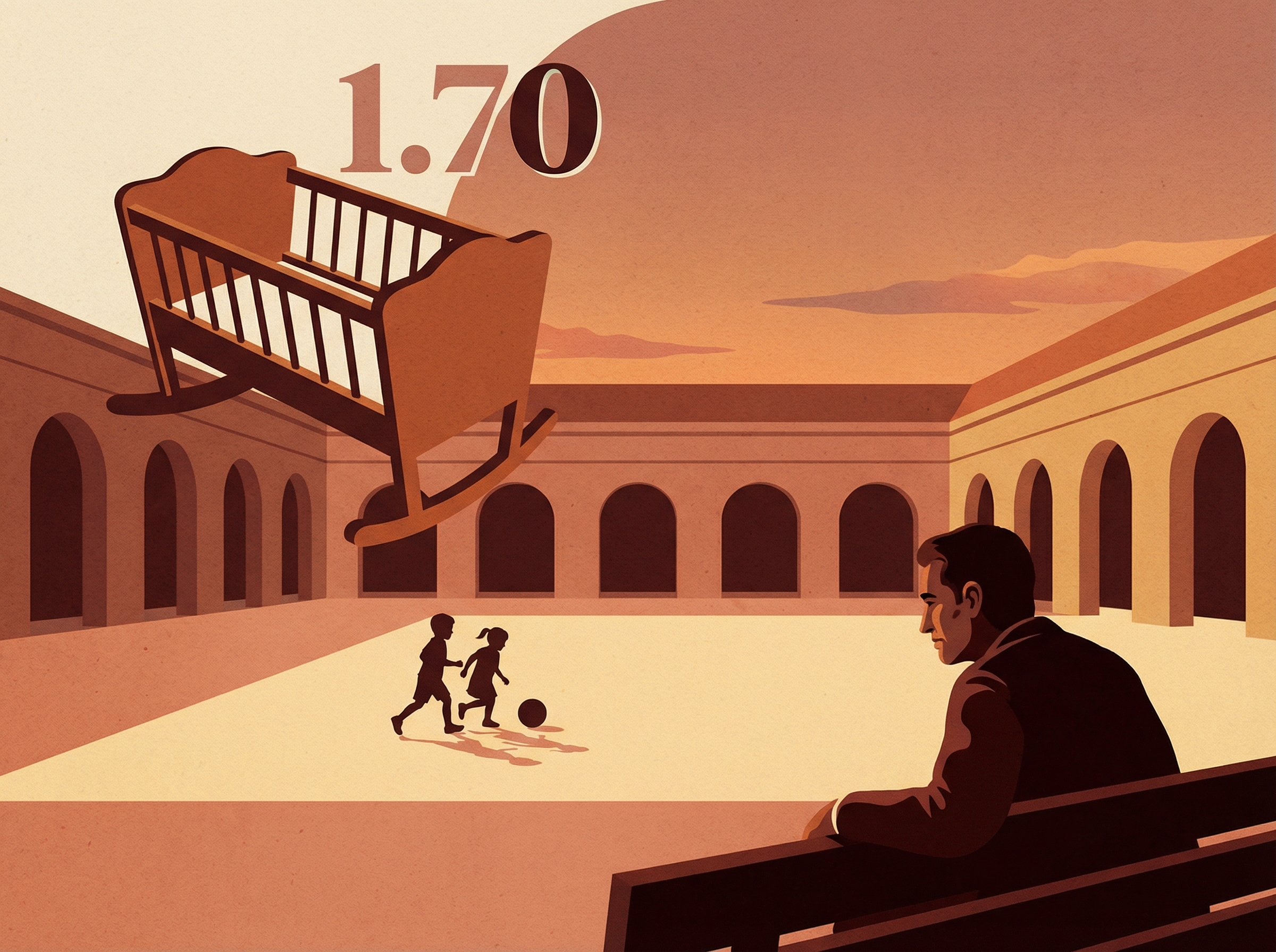 Visualization of declining fertility with sparse nurseries
