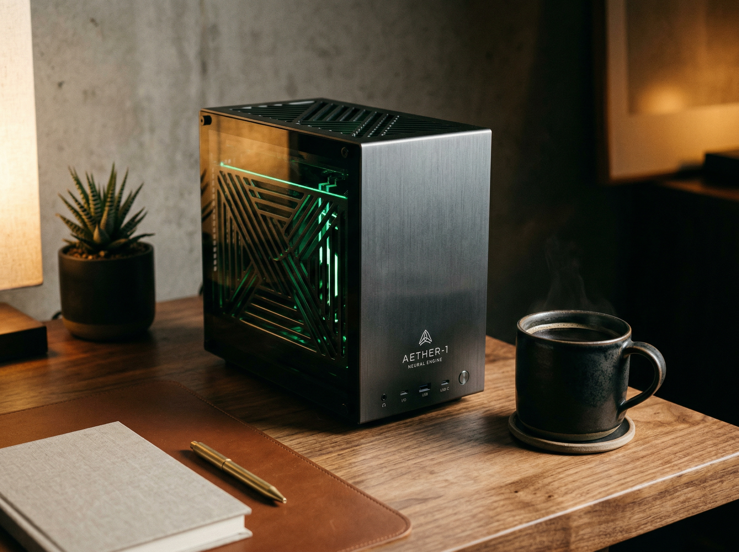 Abstract visualization of brain chemistry during storytelling with golden oxytocin molecules