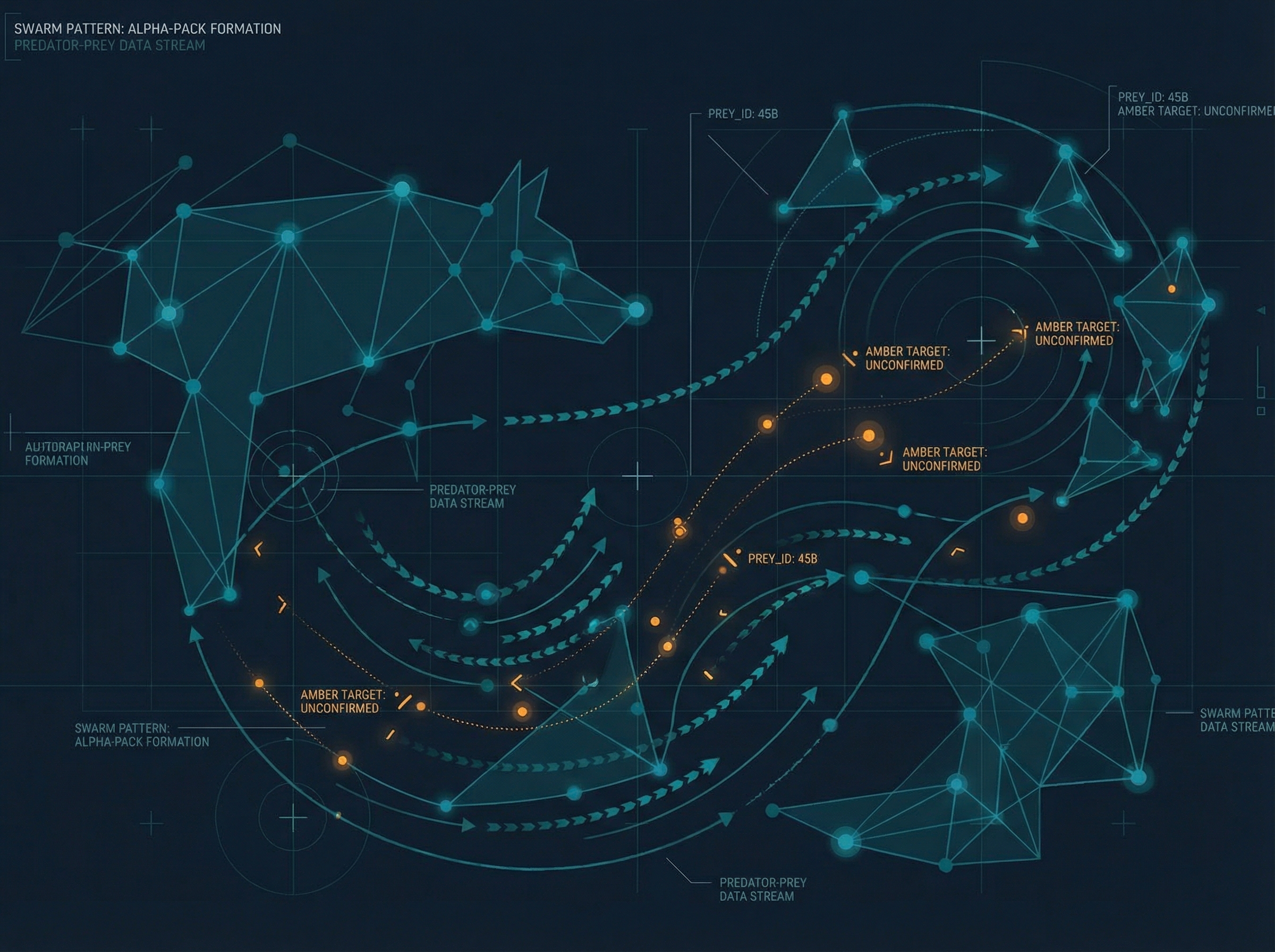 Counter-drone interceptor deploying a capture net around a hostile quadcopter