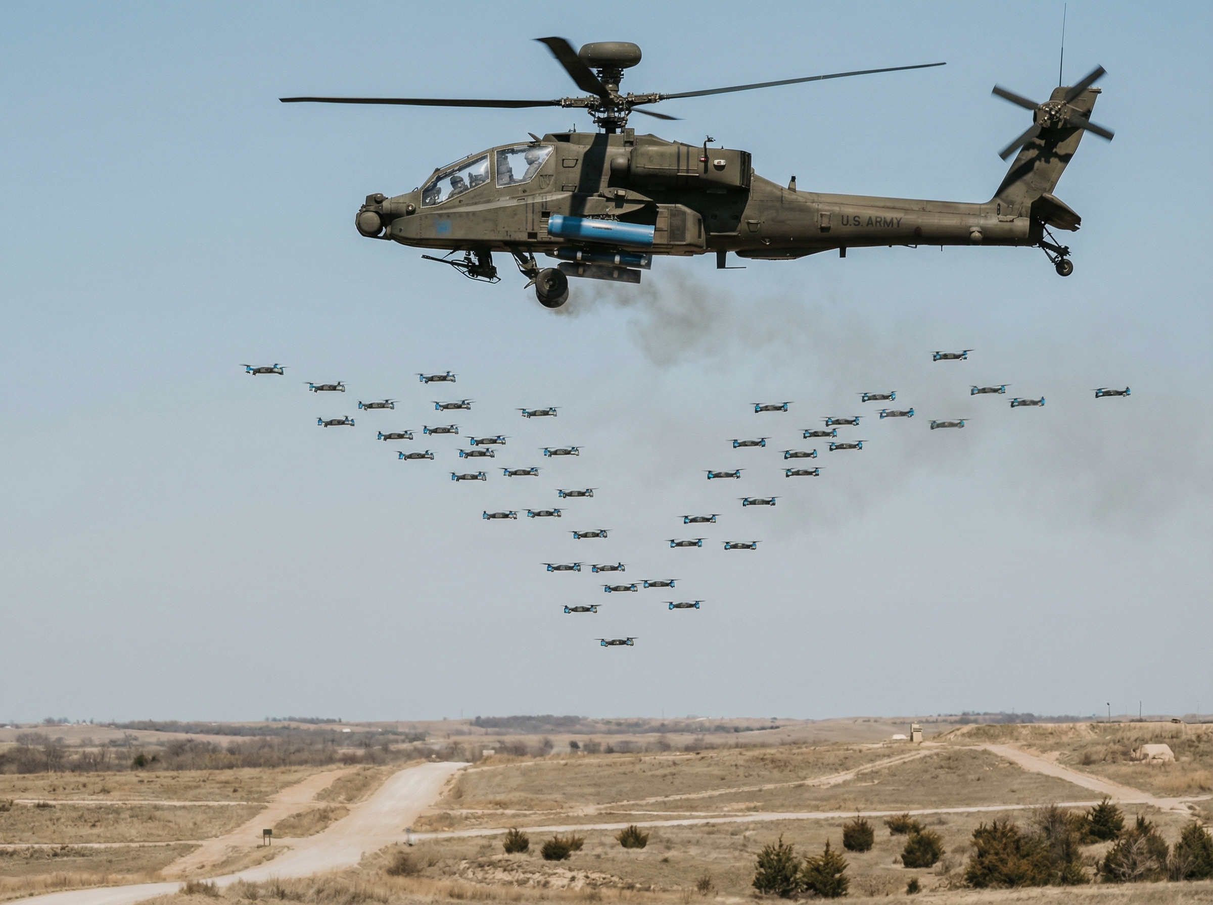 A senior engineer surrounded by towering stacks of AI-generated code review documents, face lit by a teal monitor glow