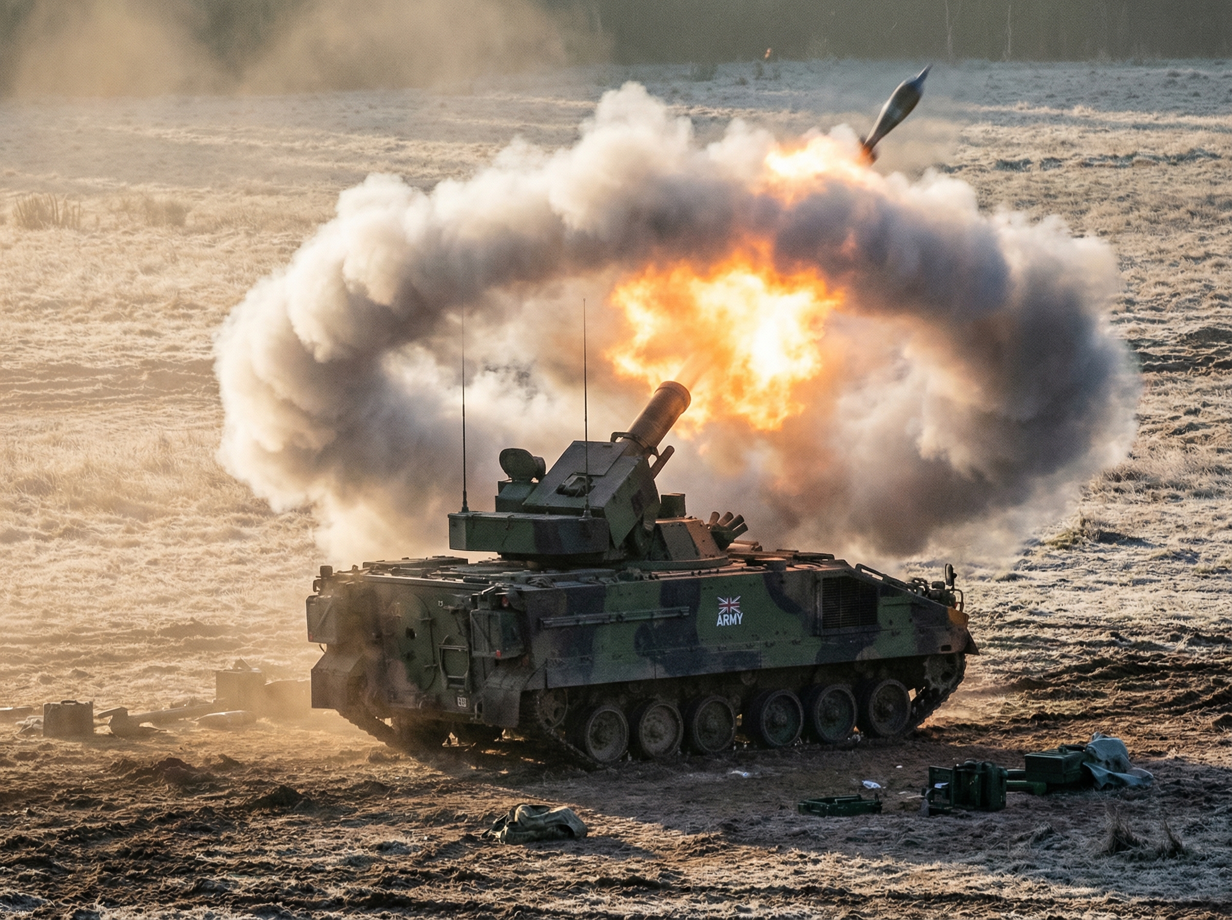 Modern 8x8 wheeled armored vehicle driving through tropical jungle terrain in Southeast Asian military setting