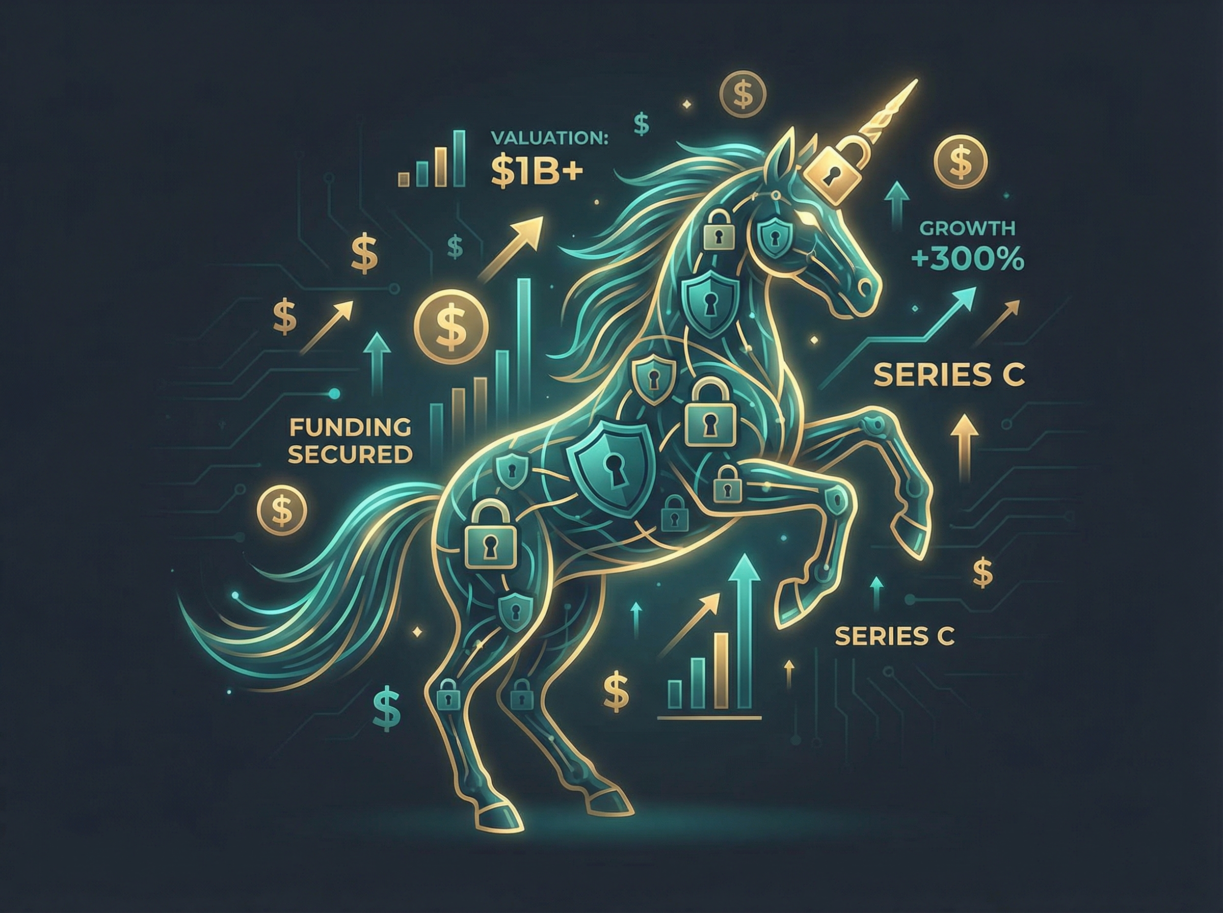 An abstract network of interconnected nodes where 36 percent pulse in toxic red, showing infection spreading through a software supply chain
