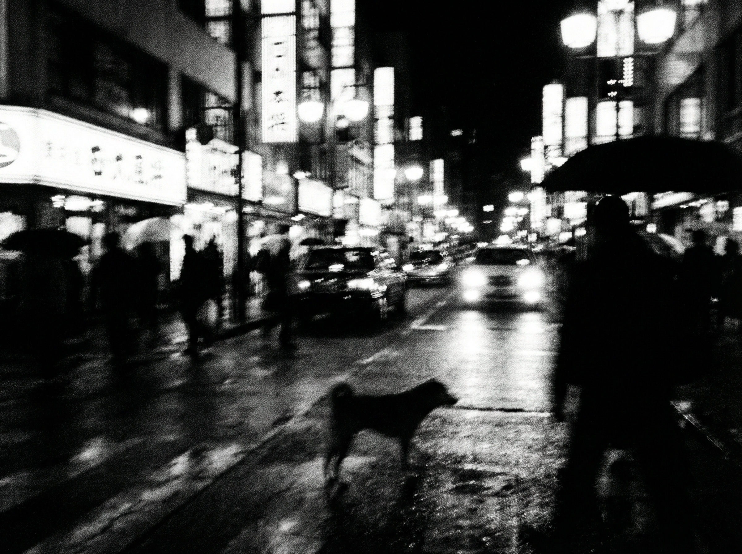 A mysterious self-portrait reflection in a shop window with vintage mannequins in 1950s Chicago