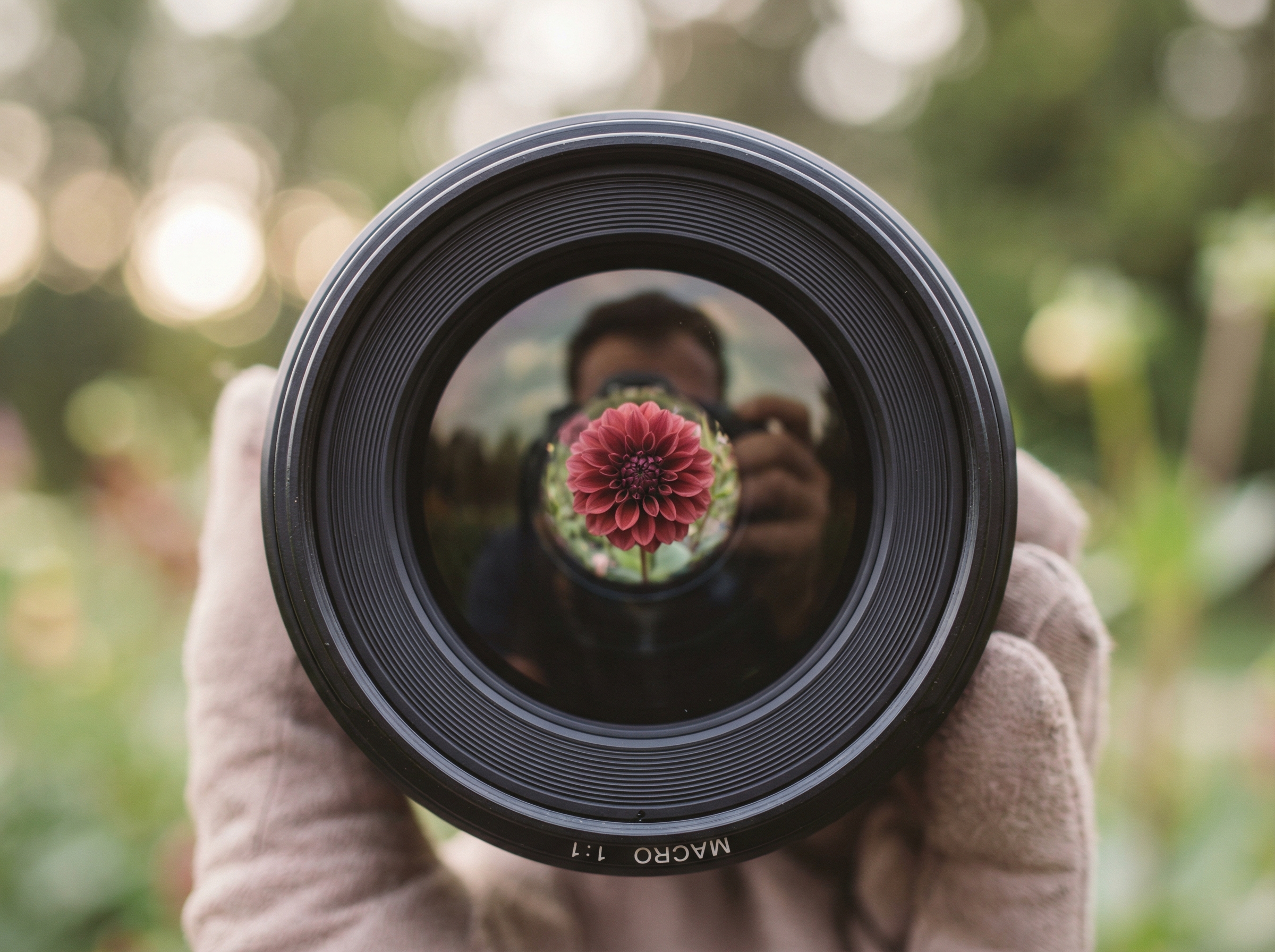 Macro flower photography with dreamy bokeh