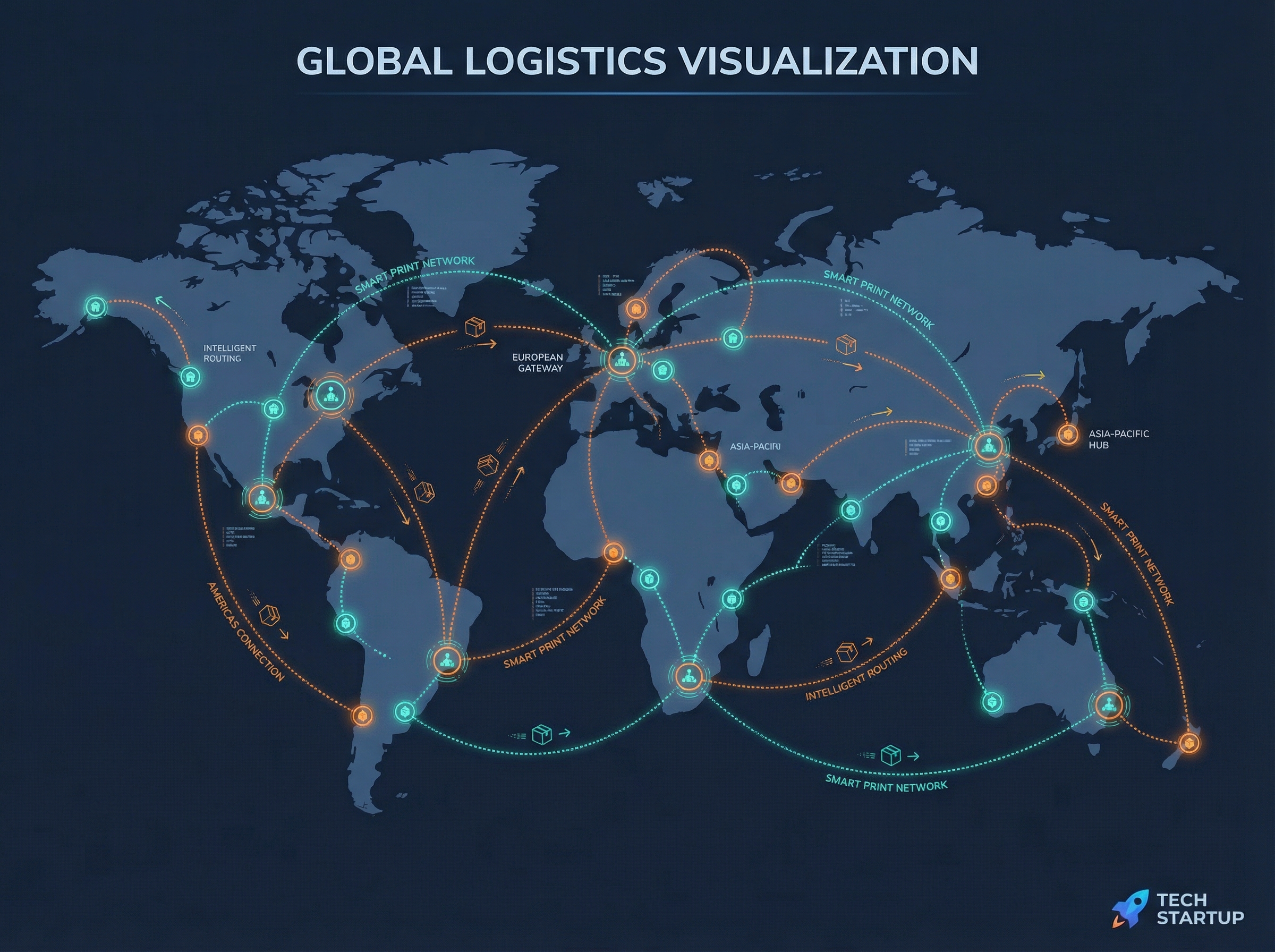 Global POD network visualization