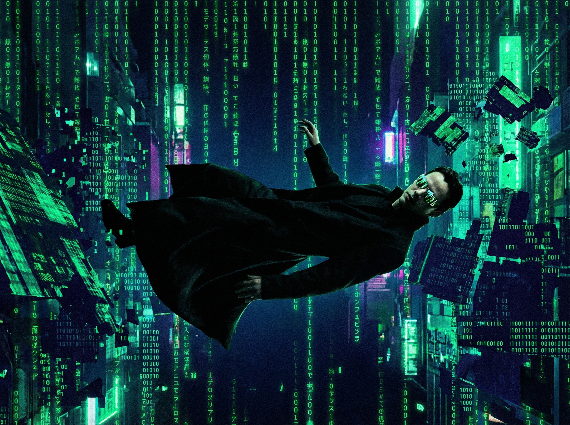 A winding road stretching from a silicon cityscape toward a luminous horizon of abstract intelligence, with road markers showing years 2026 through 2034