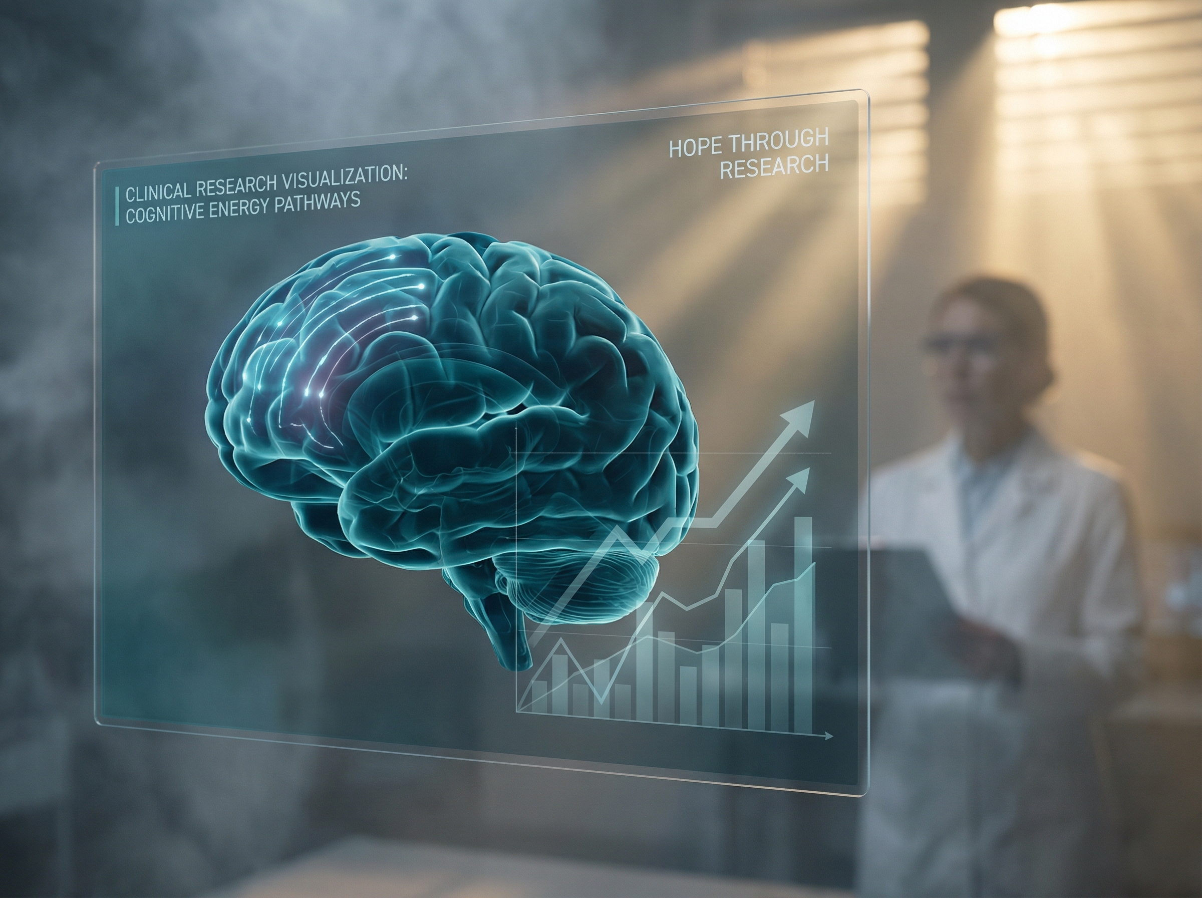 Scientific visualization of brain health improvement in elderly patients