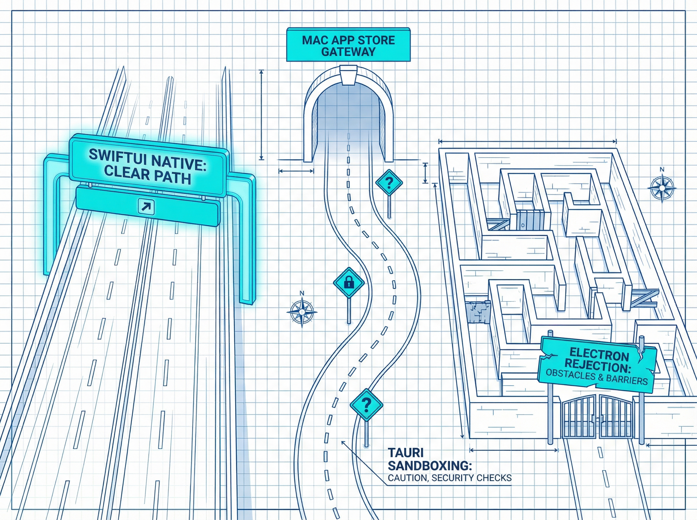 Three paths to the App Store with varying difficulty