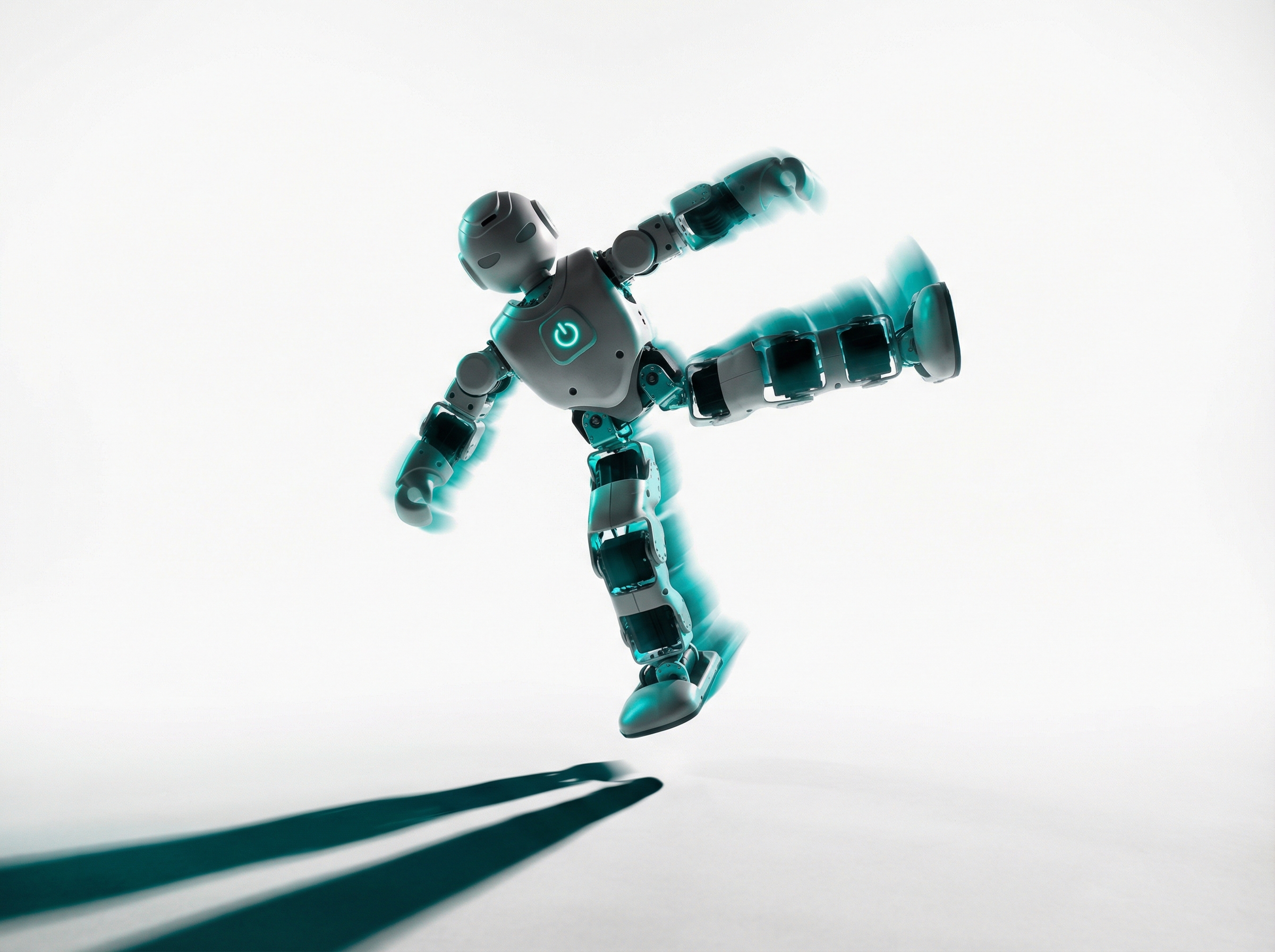 Abstract visualization of venture capital flowing into robotics with golden circuit traces