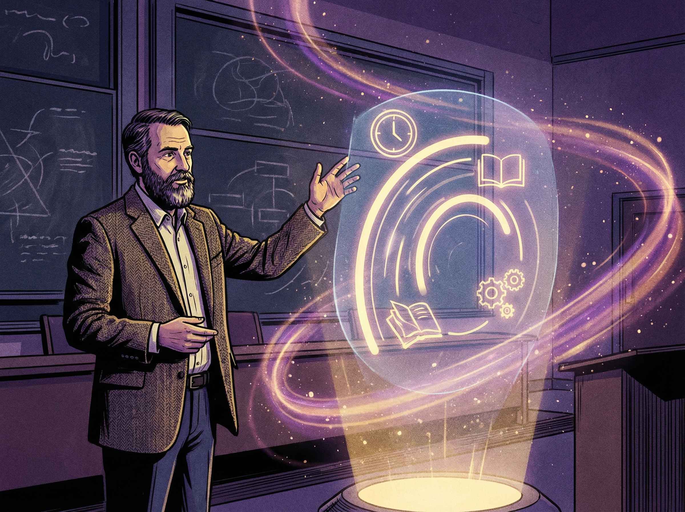 A vintage 1914 automobile on Sarajevo cobblestones with dramatic shadows