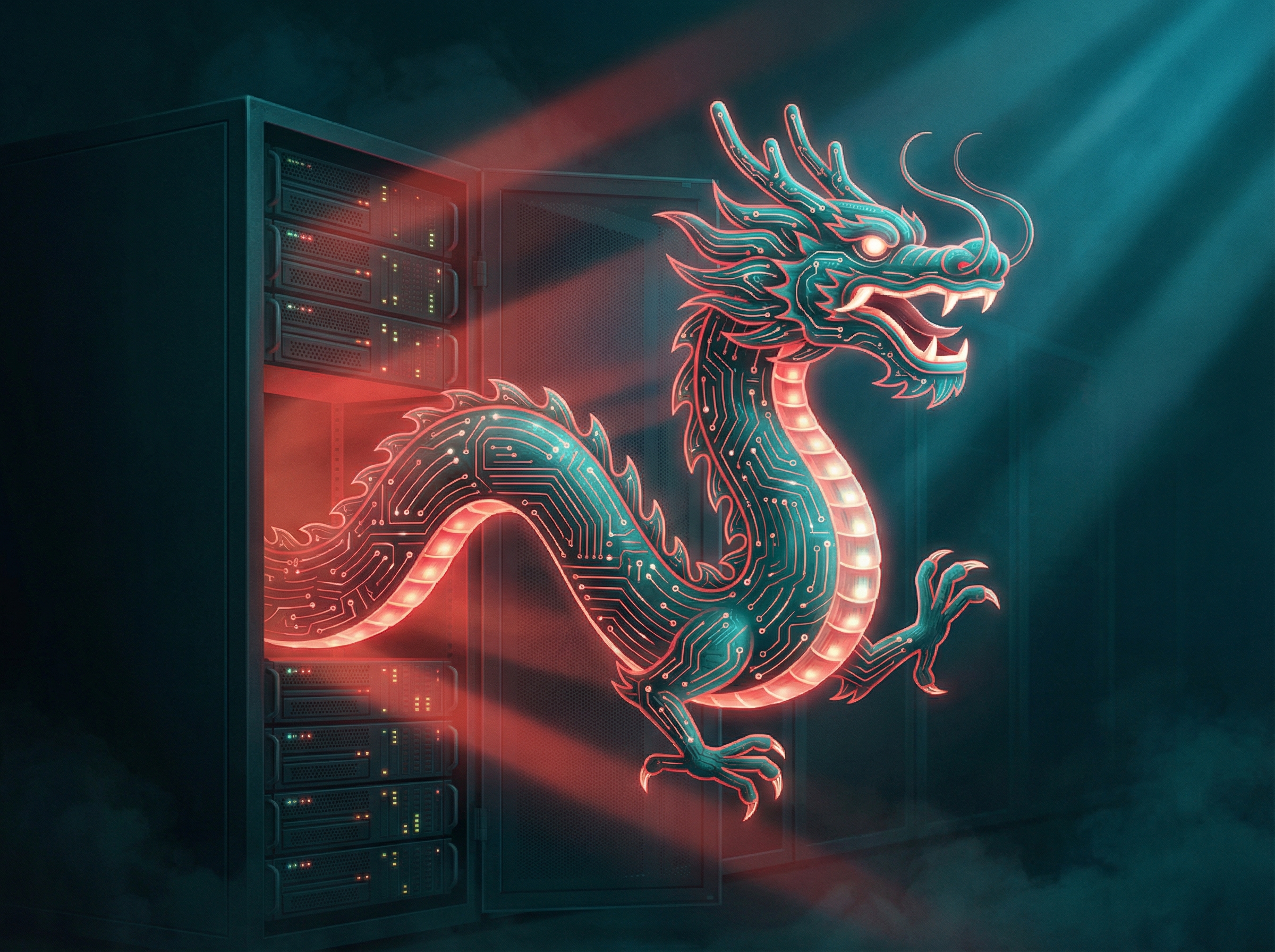 A traditional PowerPoint slide shattering like glass, with a web browser emerging from the fragments containing a living animated presentation