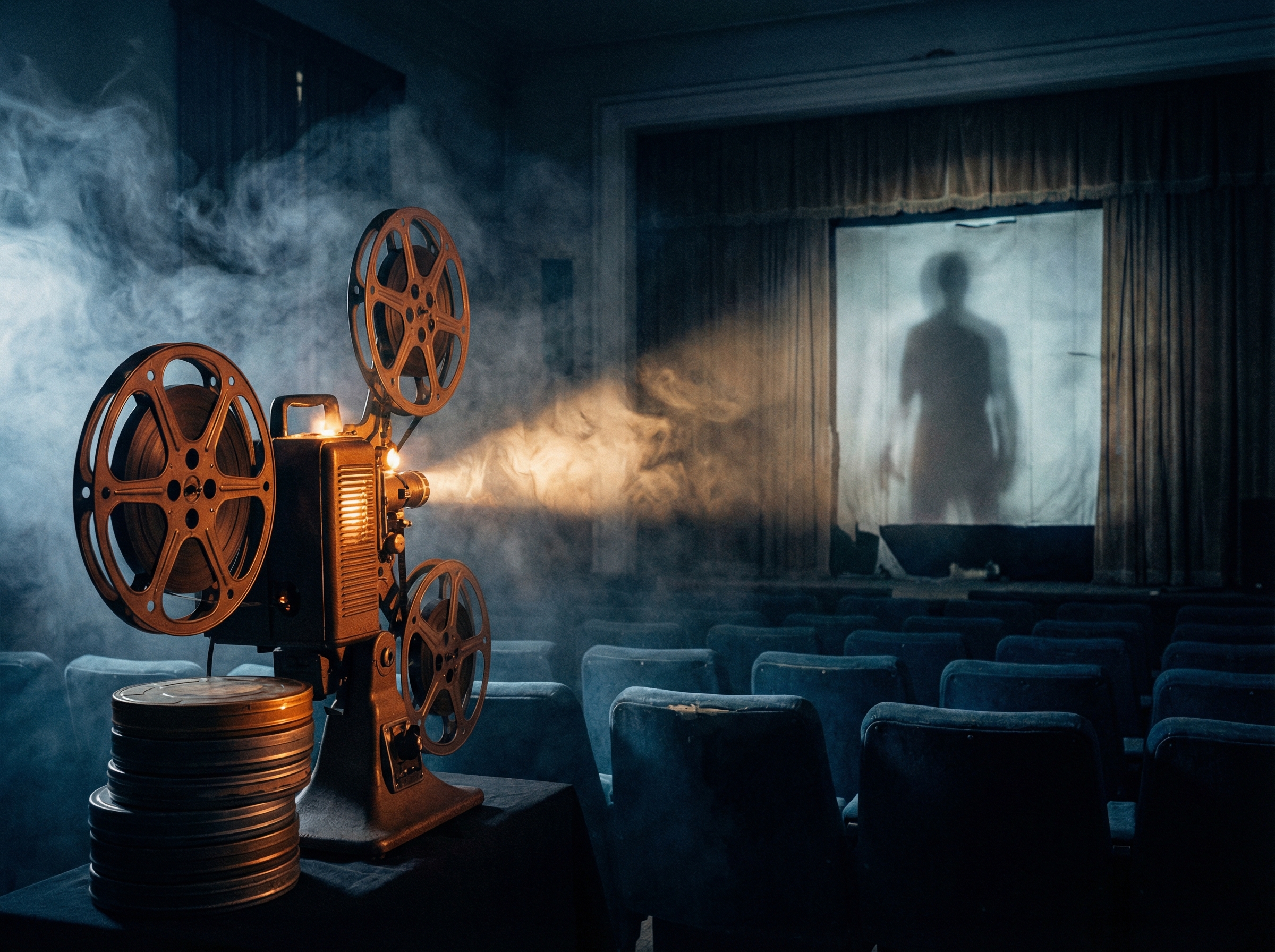 Fountain pen on manuscript pages with swirling ink patterns