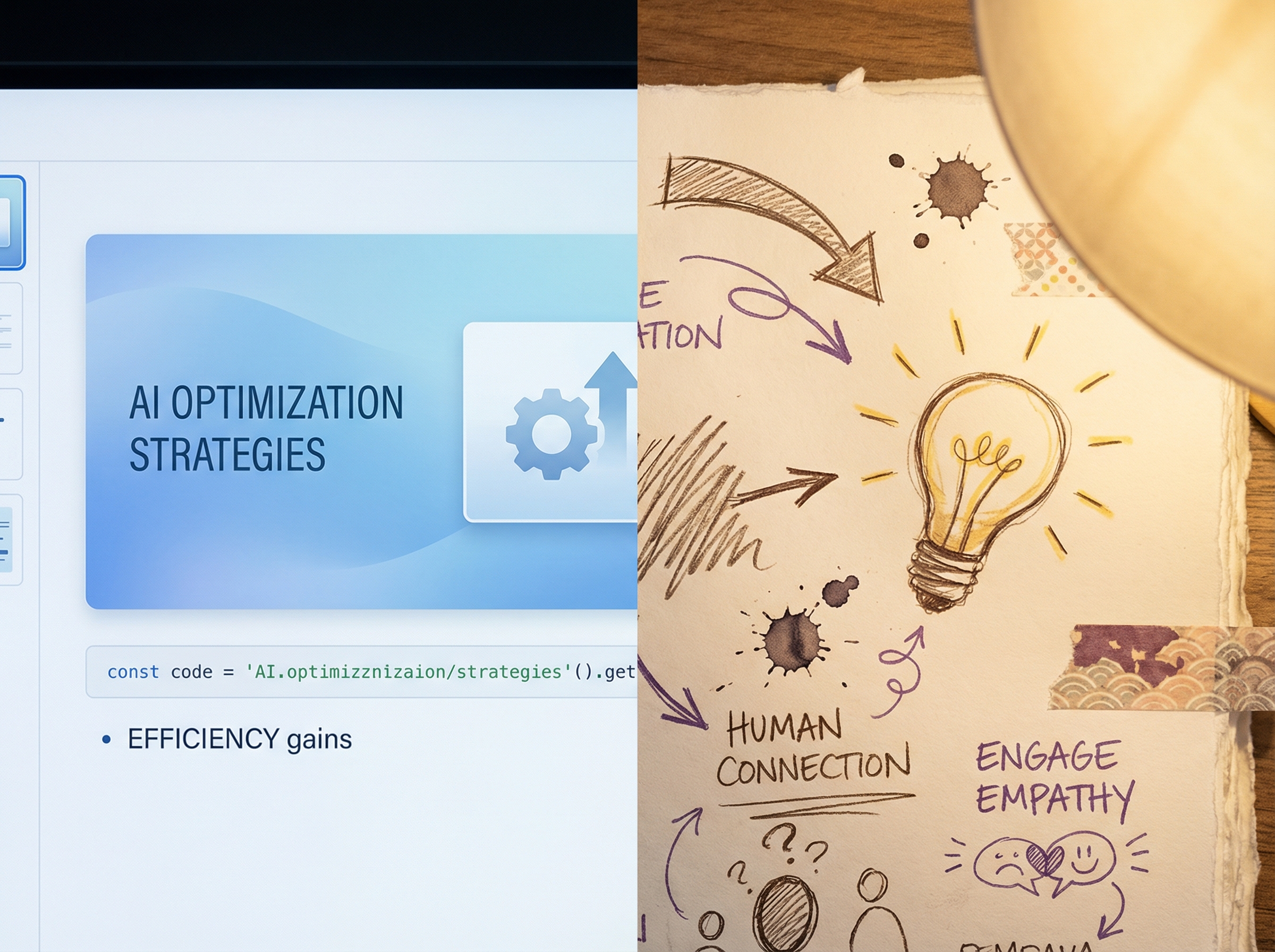 Three-dimensional mind map with presentation slides arranged as an interconnected constellation in space