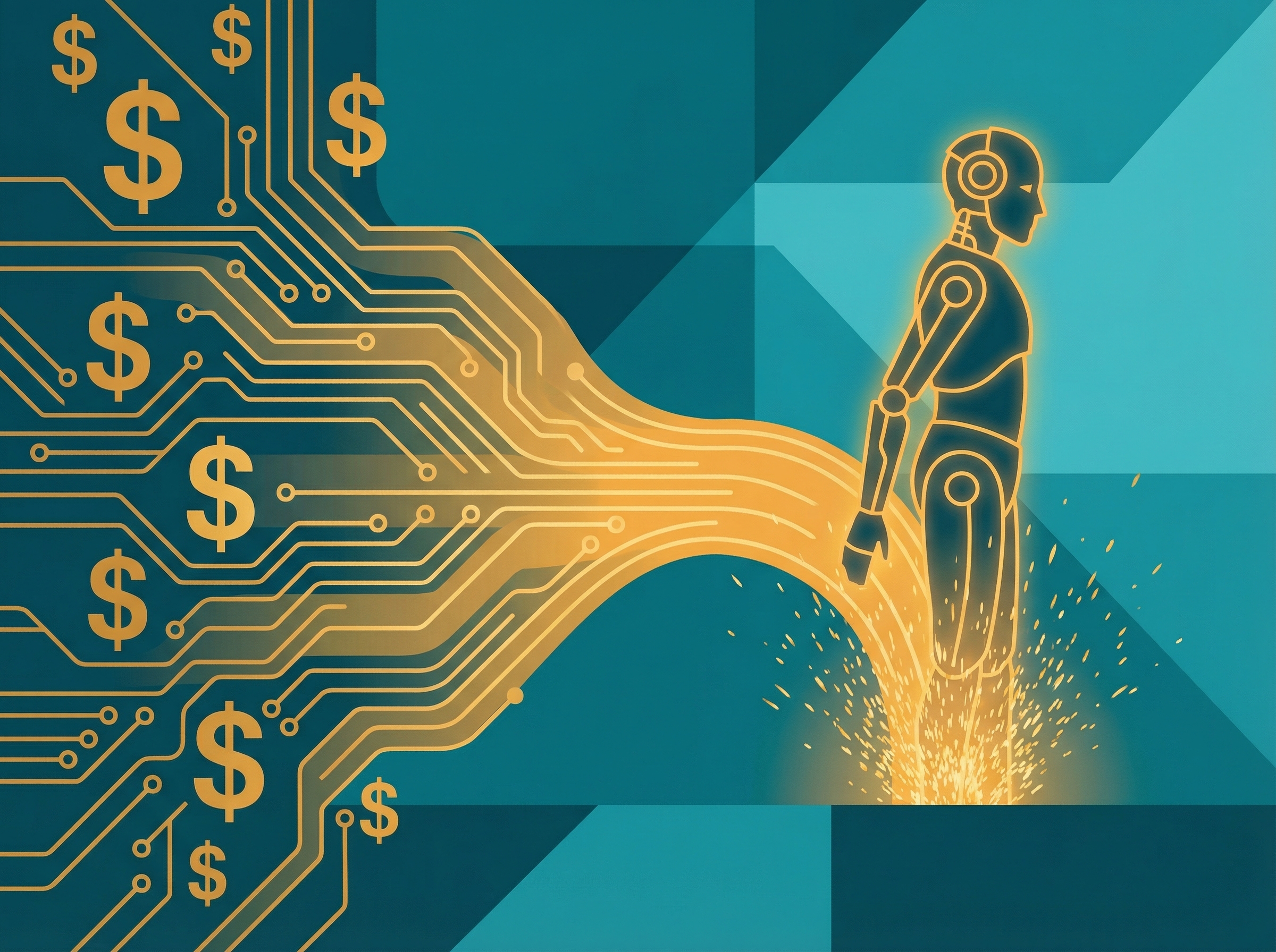 A compact humanoid robot performing an athletic side-kick in mid-air