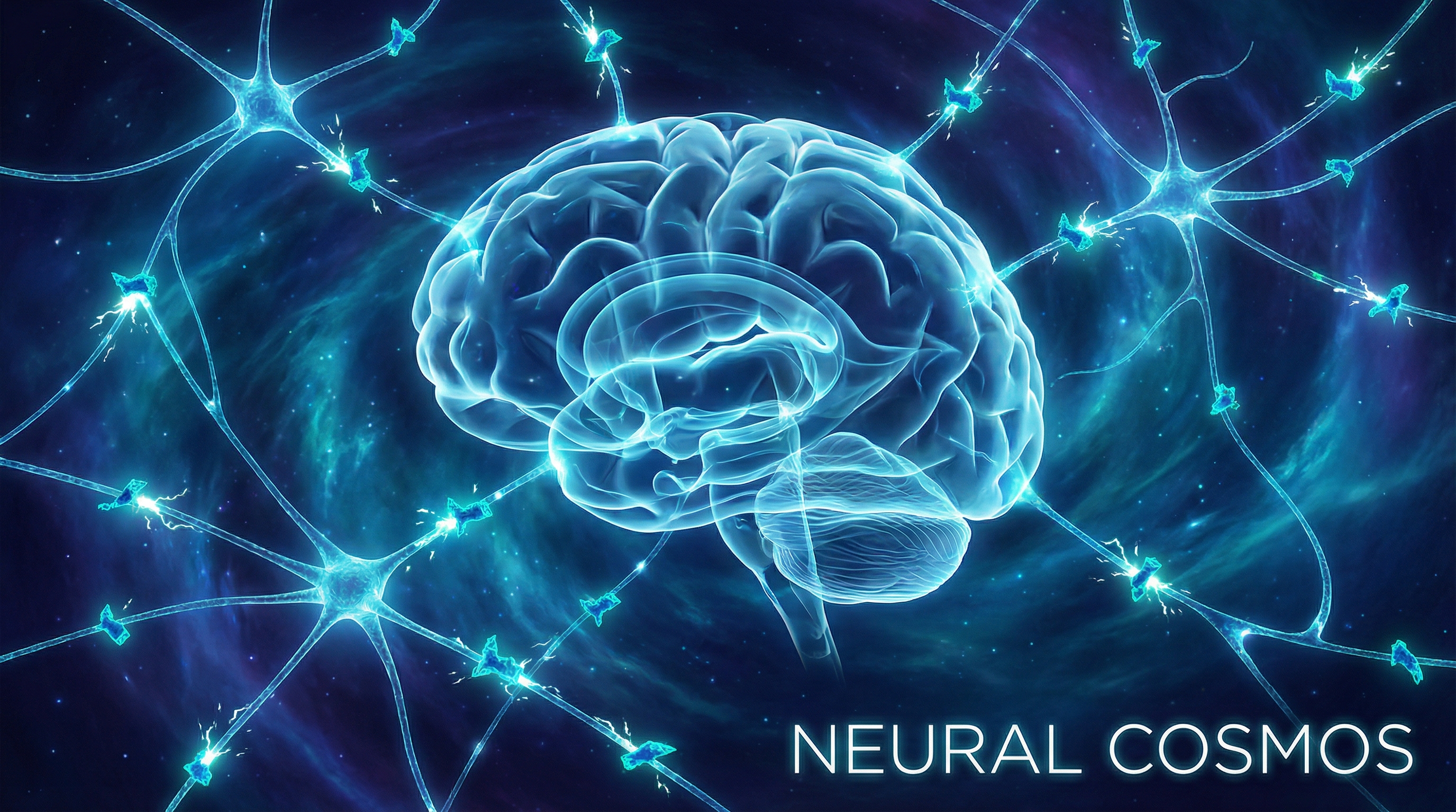 Abstract visualization of creatine molecules crossing the blood-brain barrier