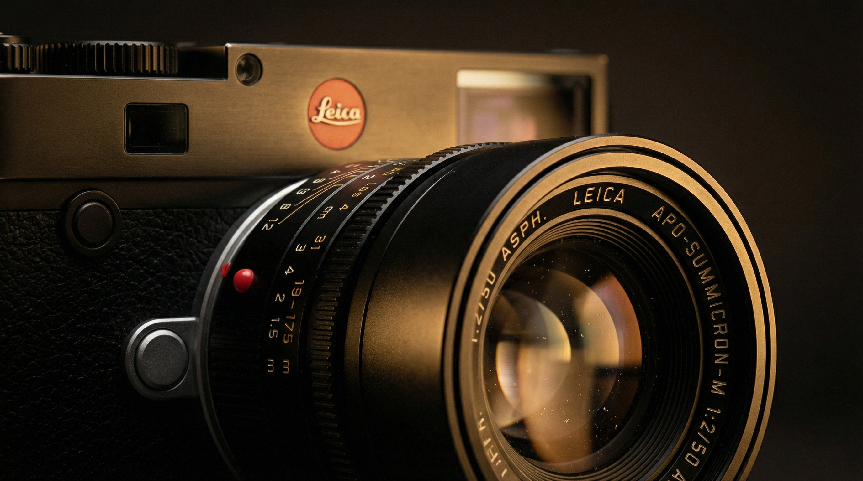 Leica 50mm lens in dramatic studio lighting